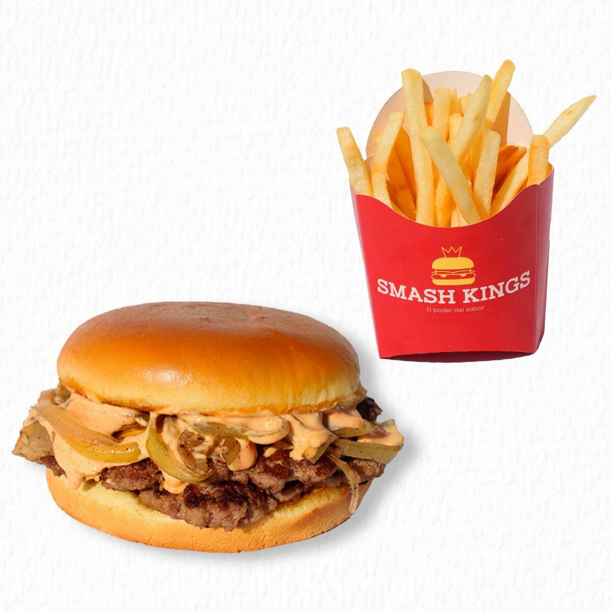 Combo King's Classic Doble Con Papas