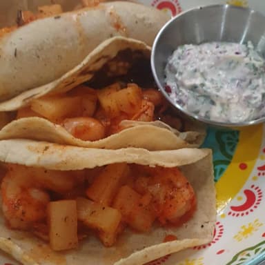 Taco de Camarón al Pastor