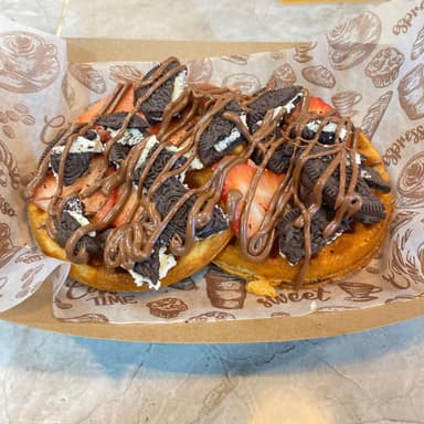 Waffles con Topping