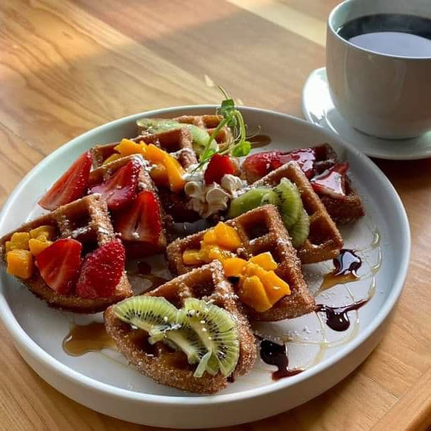 Churro waffles