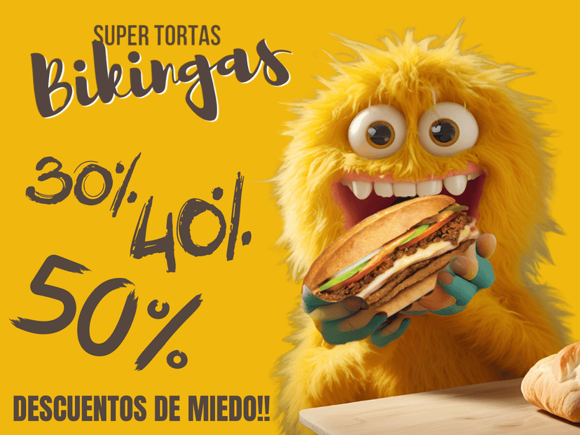 SUPER TORTAS BIKINGAS