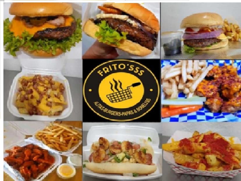FRITO'SSS ALITAS-BURGUERS-PAPAS&BONELESS