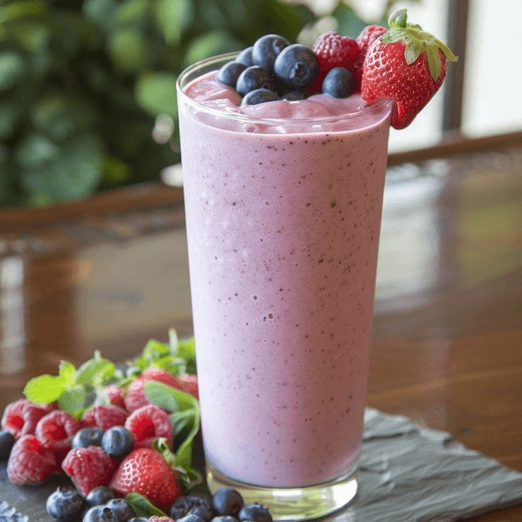 Licuado de Frutos Rojos