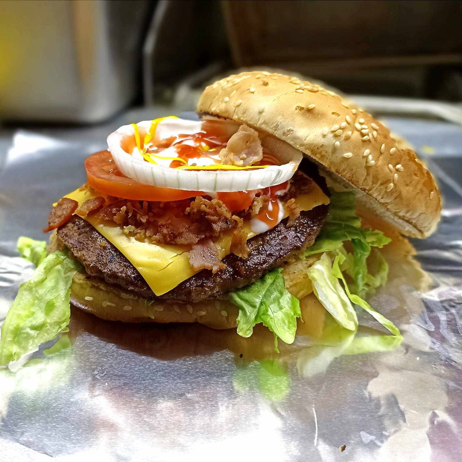Hamburguesa de Res.