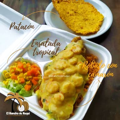 Robalo con Camarón