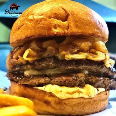 Hamburguesa Doble Troque + papas