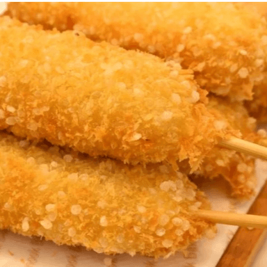 Banderilla Coreana Salchicha Queso Panko