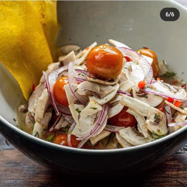 Ceviche de Champiñones