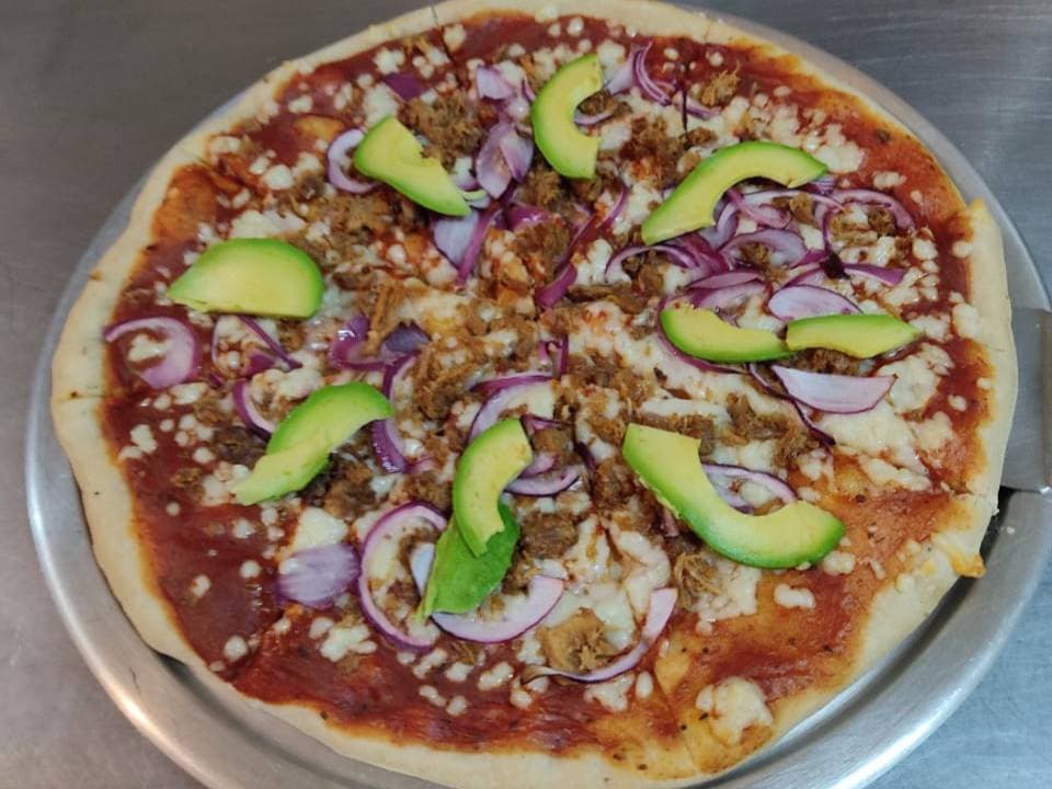 Pizza De Chicharrón Prensado