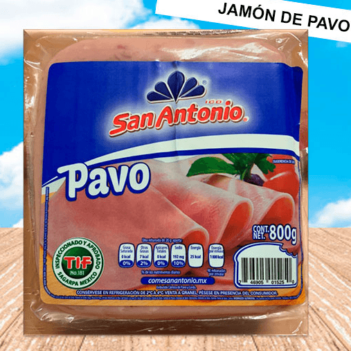 Jamón de Pavo San Antonio 1Kg