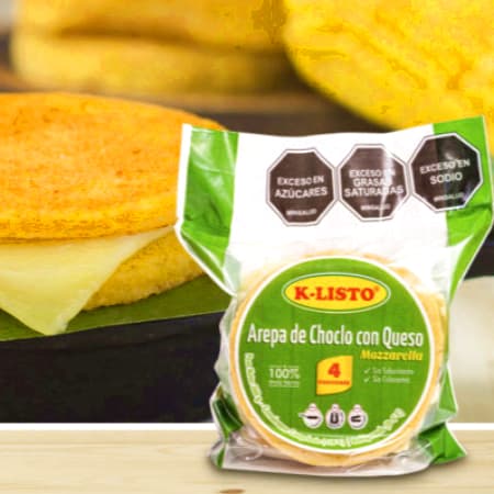 AREPA DE CHOCLO SANDWICH X 4 UNIDADES