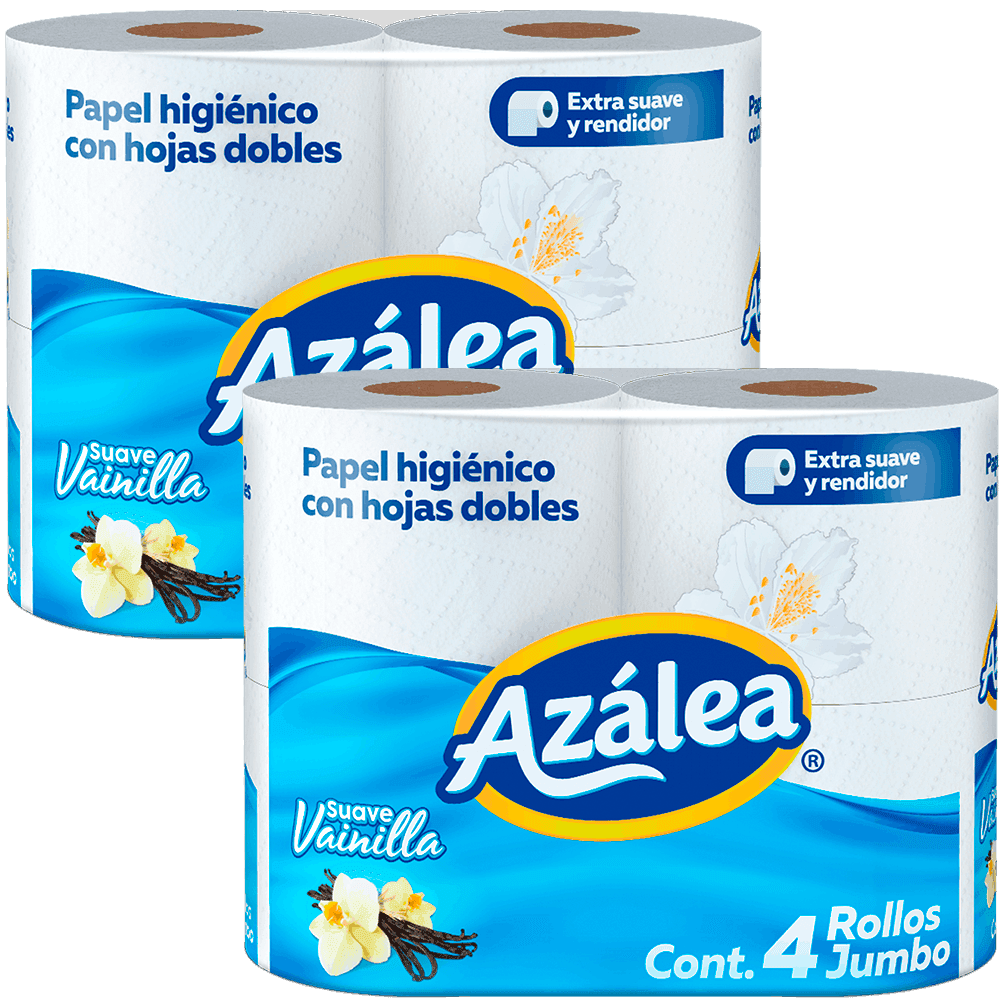 2 PAPEL HIGIENICO AZALEA 4S CON AROMA