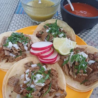 Taco de Asada de Cerdo (4 pza)
