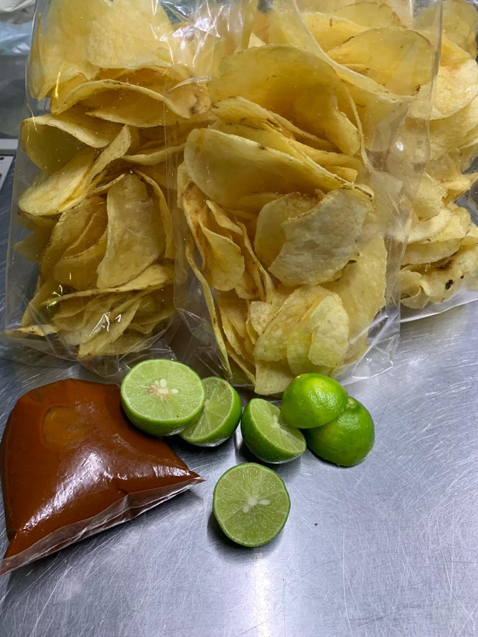 Bolsa papa dorada