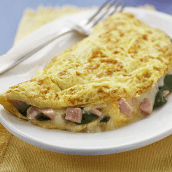 Omelette con Queso y Jamón