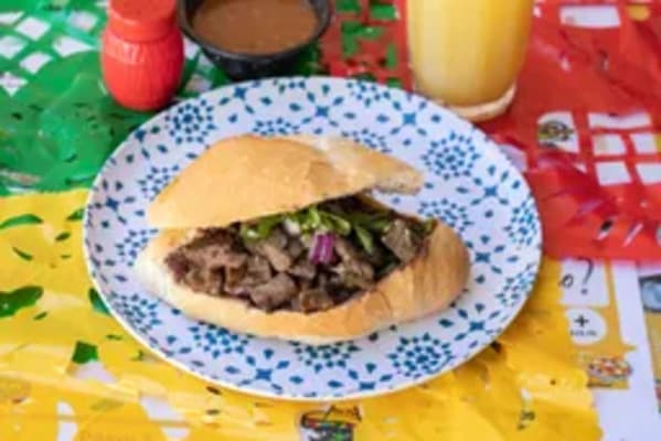 Torta de Arrachera
