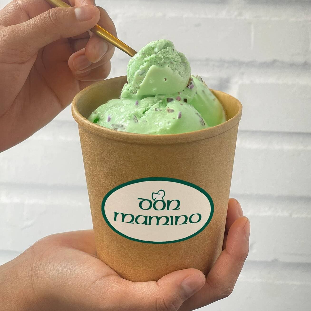 Helado de Menta Granizada
