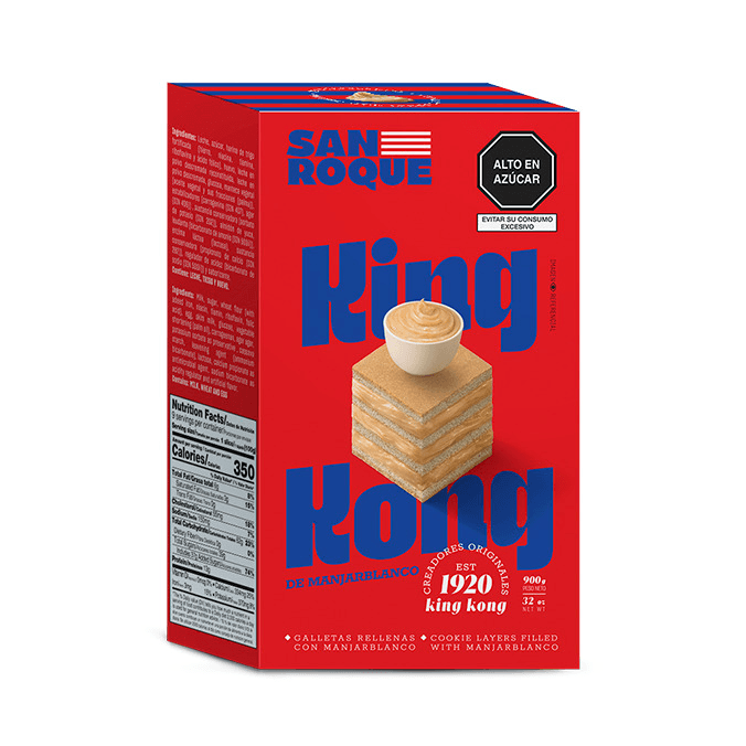 King Kong de Puro Manjar Blanco 900 G