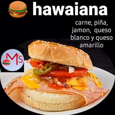 Hamburguesa Hawaiana