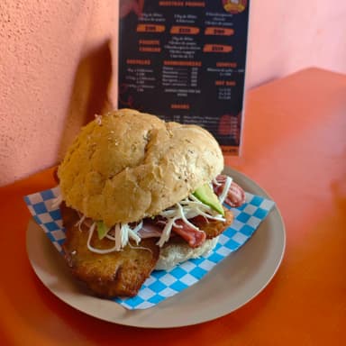 Cemita de Milanesa Cerdo 😱