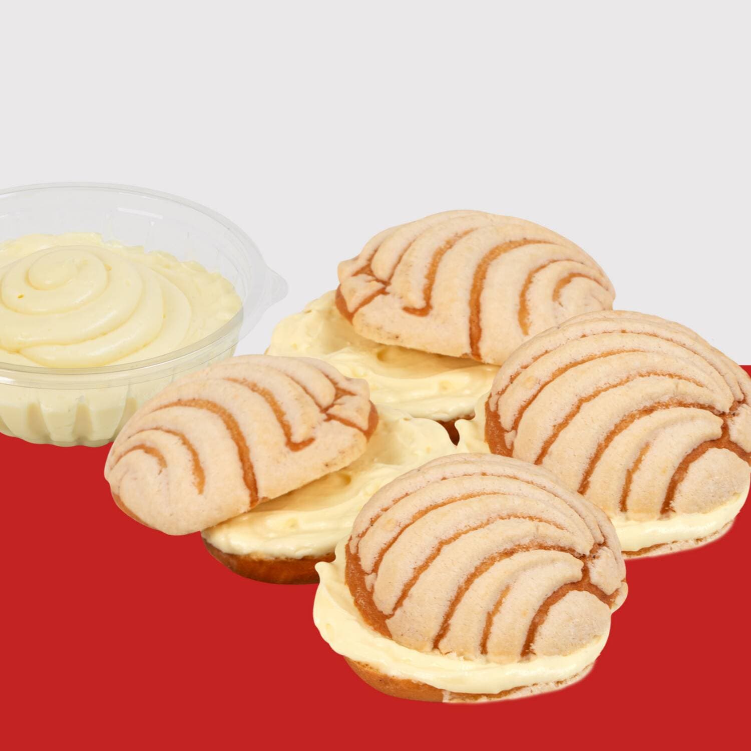 Combo 4 conchas + ¼ natilla.