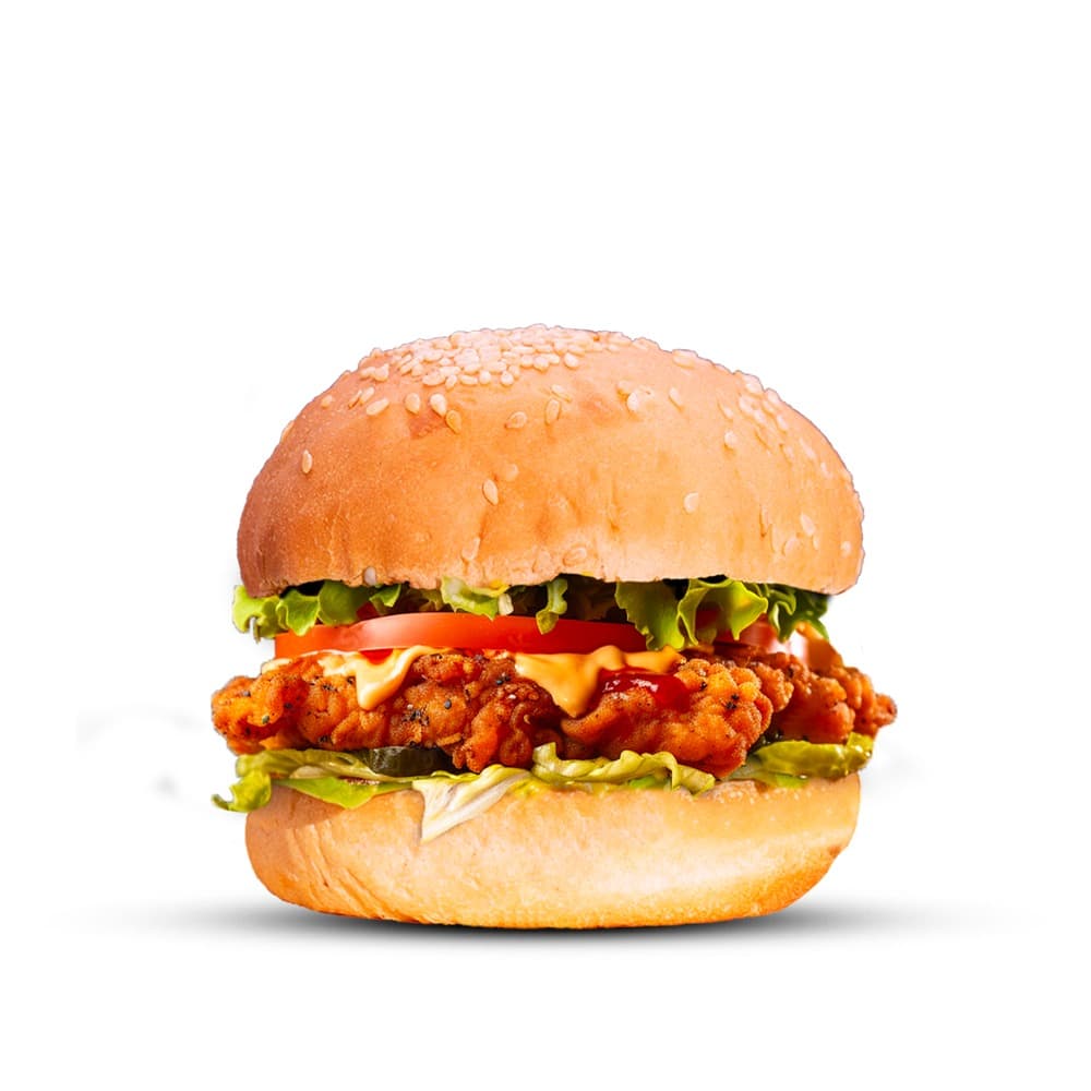 Hamburguesa de Pollo Crispy Sencilla