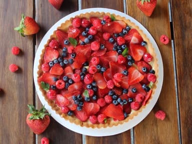 Tarta Grande de Frutos Rojos