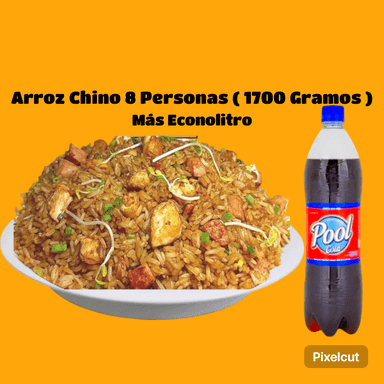 Arroz Chino 8 Personas ( 1700 Grs ) Más Gaseosa 1L