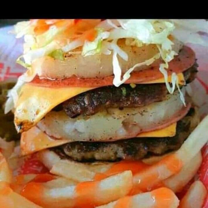 Hamburguesa Hawaiiana Regia