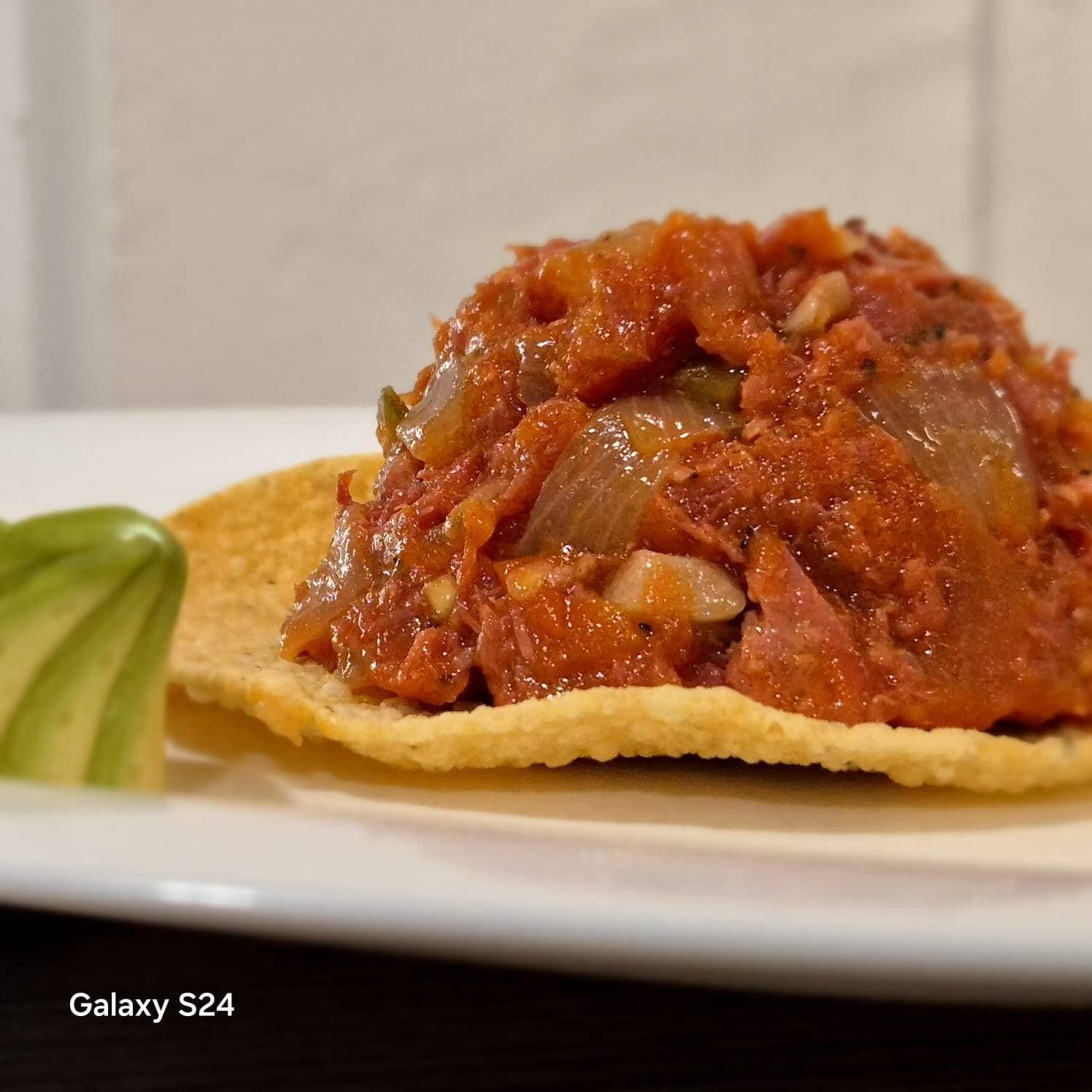 Tostada de Marlín Ranchero