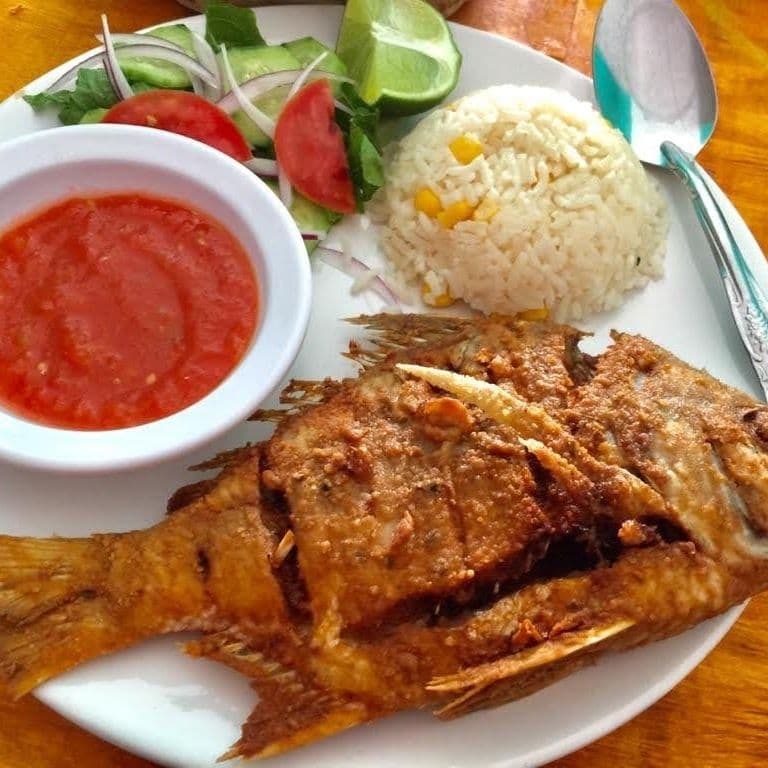 Pescado frito