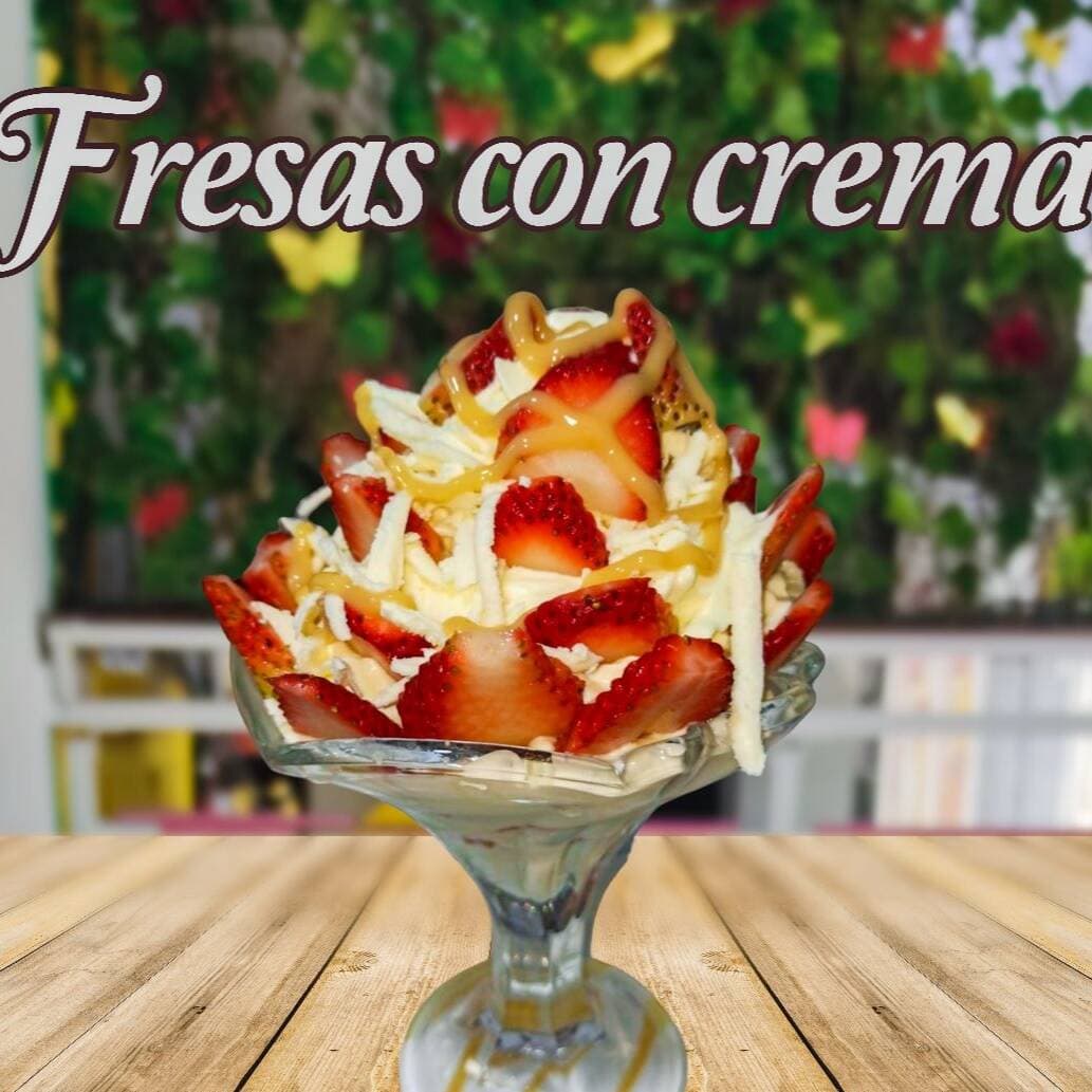 Fresas con Crema