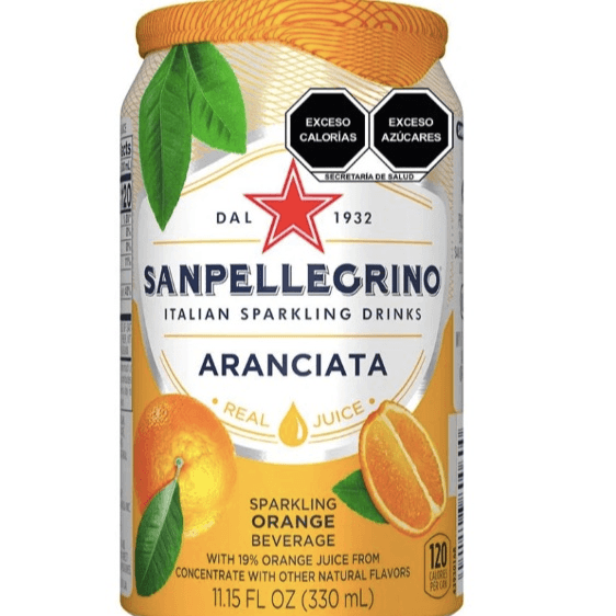Agua Mineral San Pellegrino Naranja