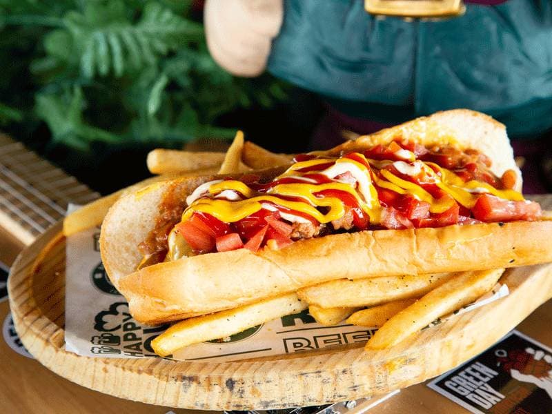 Hot Dog and Fries