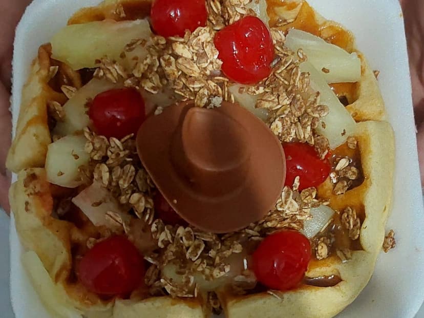 El waffle buchon