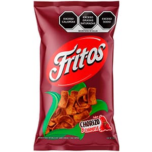 FRITOS CUATE CHORIZO Y CHIPOTLE 62 G