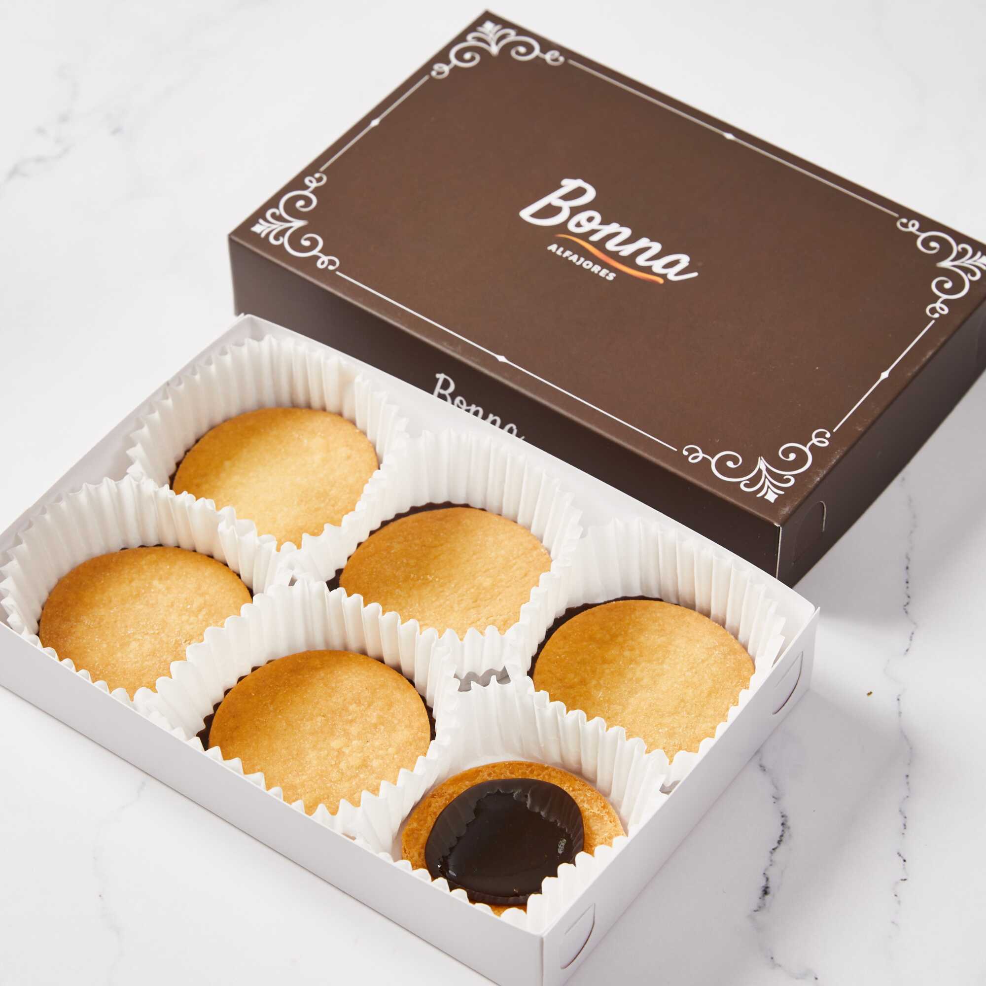 Alfajores Grandes de Miel 6 uds