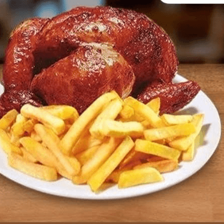 Pollo a la Brasa+ Papa+ 1 Porcion de Papa