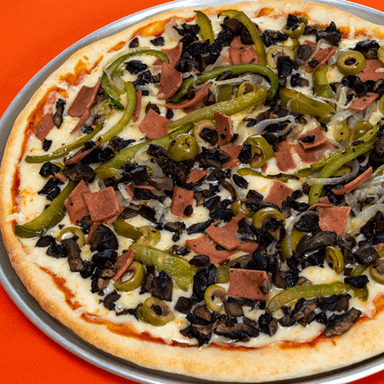 Pizza vegetariana especial grande