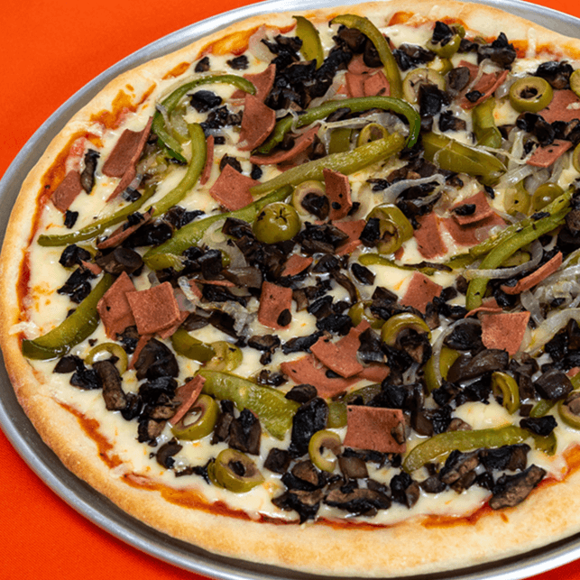 Pizza vegetariana especial grande