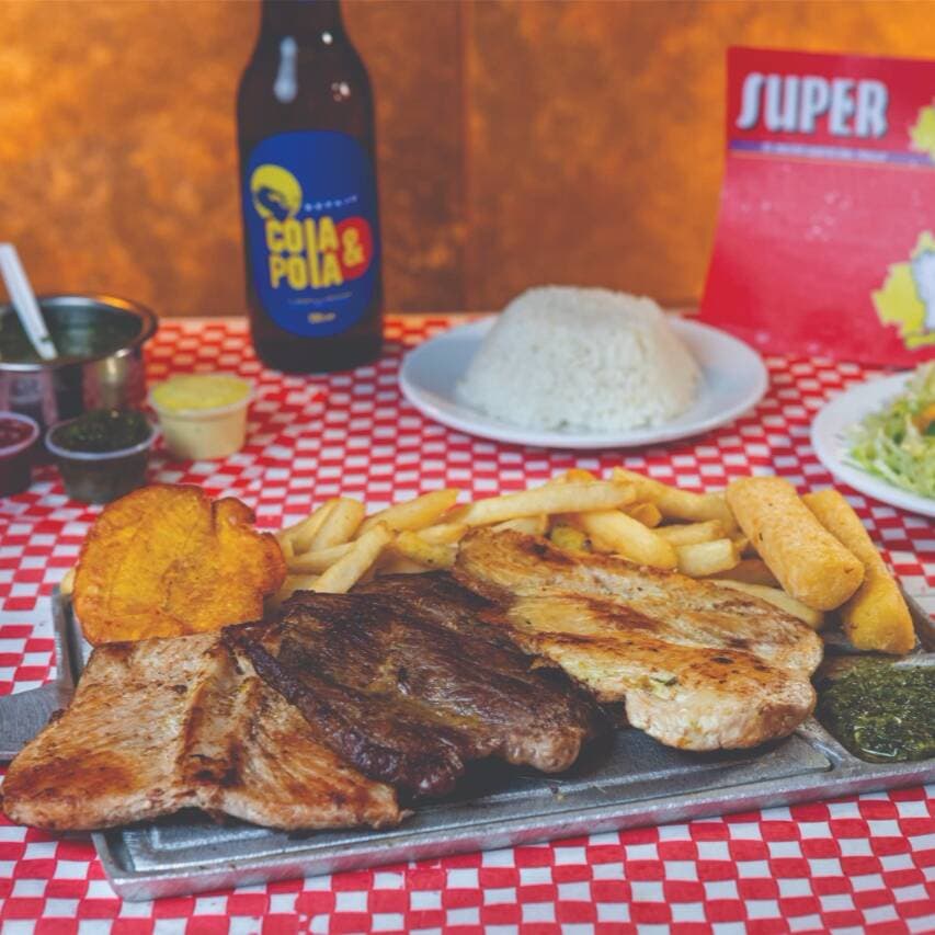 Mixta 3 Carnes + Bebida