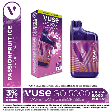 Vuse go 5000 passionfruit ice 34 mg
