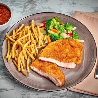 Milanesa de Pollo Empanizada