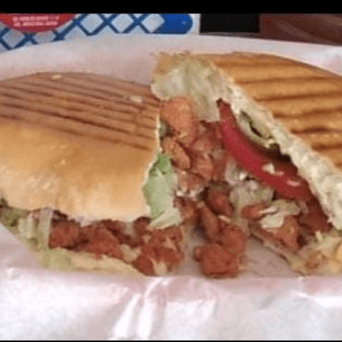Torta de Carne al Pastor Sencilla.