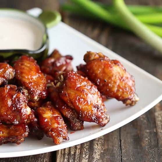 Alitas Frutos Rojos (poquito picosa)