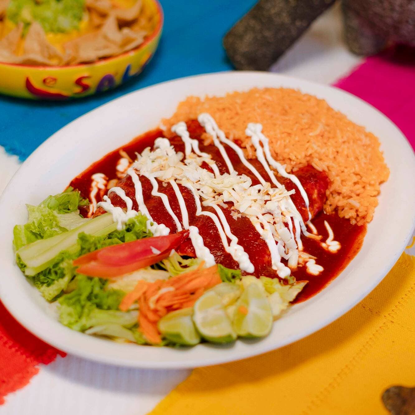 Enchiladas Rojas