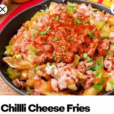 Chilli Cheese Fries