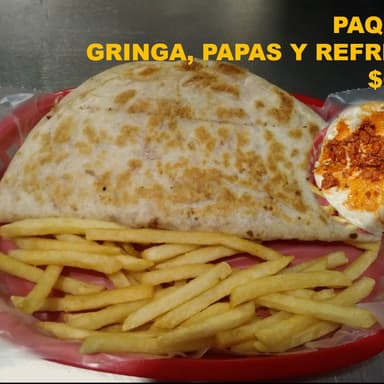 Gringa Papas y Refresco