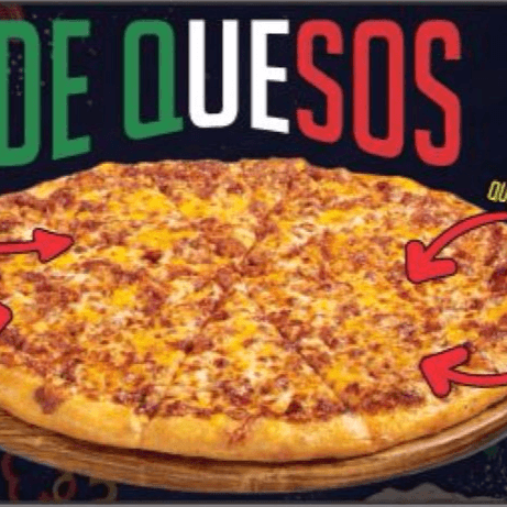 Pizza de Quesos
