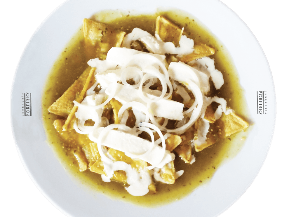 Chilaquiles Verdes con Pollo